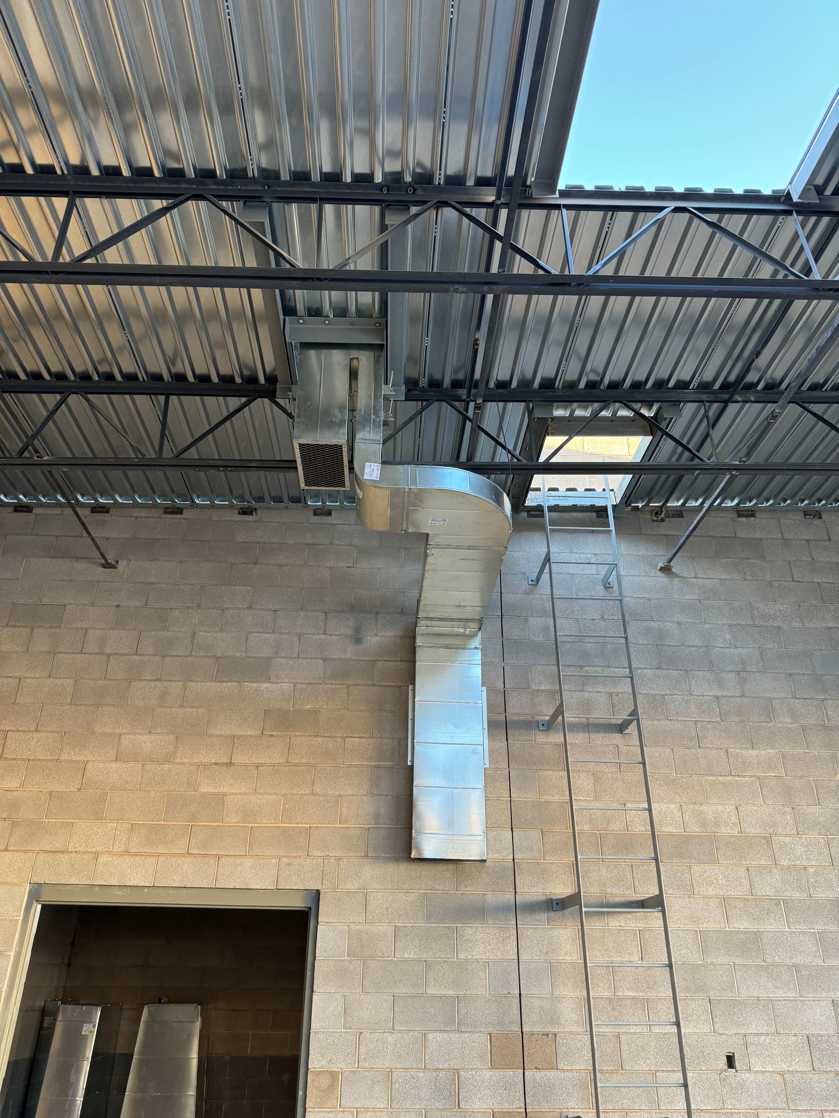 Ceiling plenum work