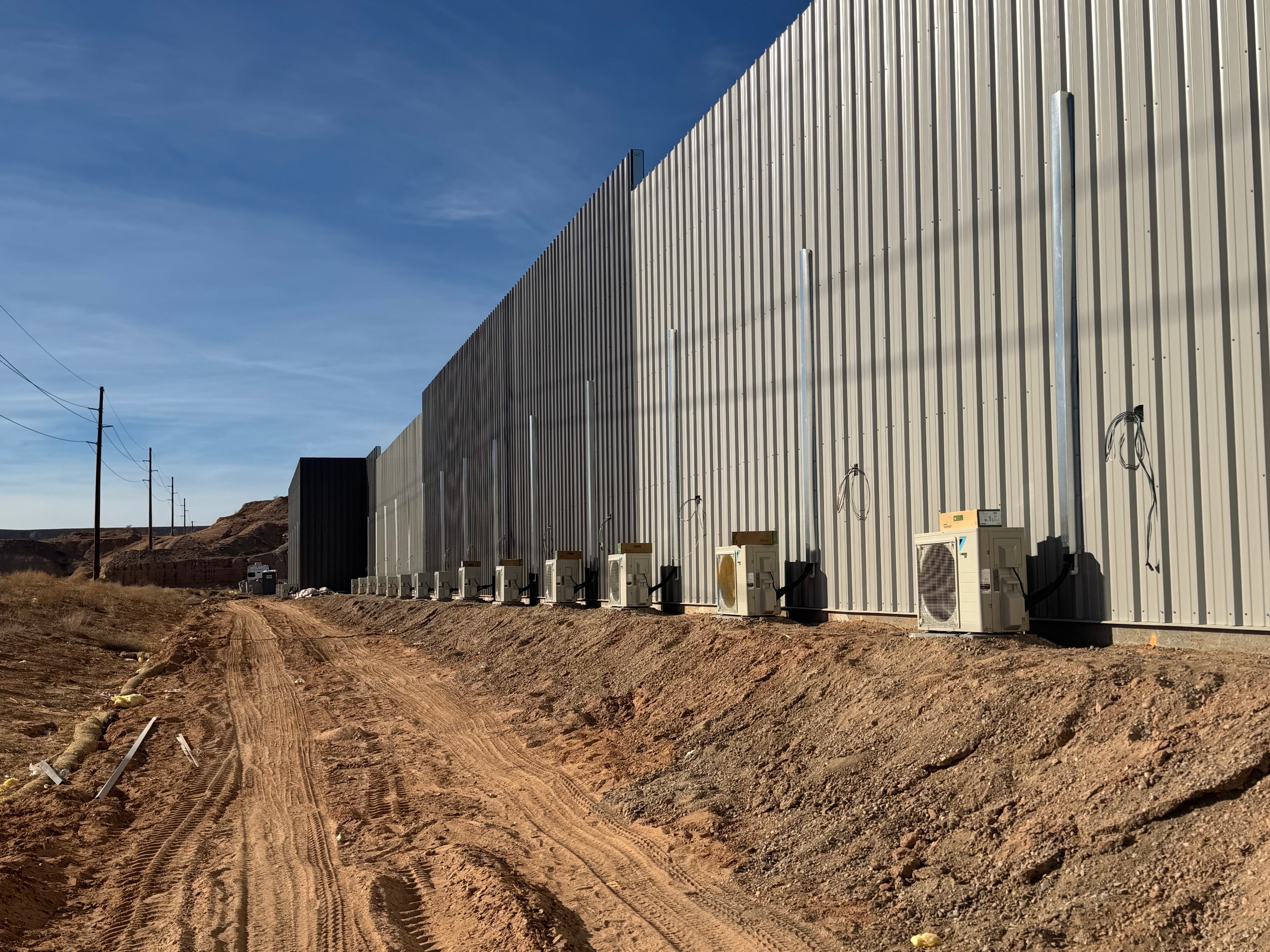 Condenser row — west elevation