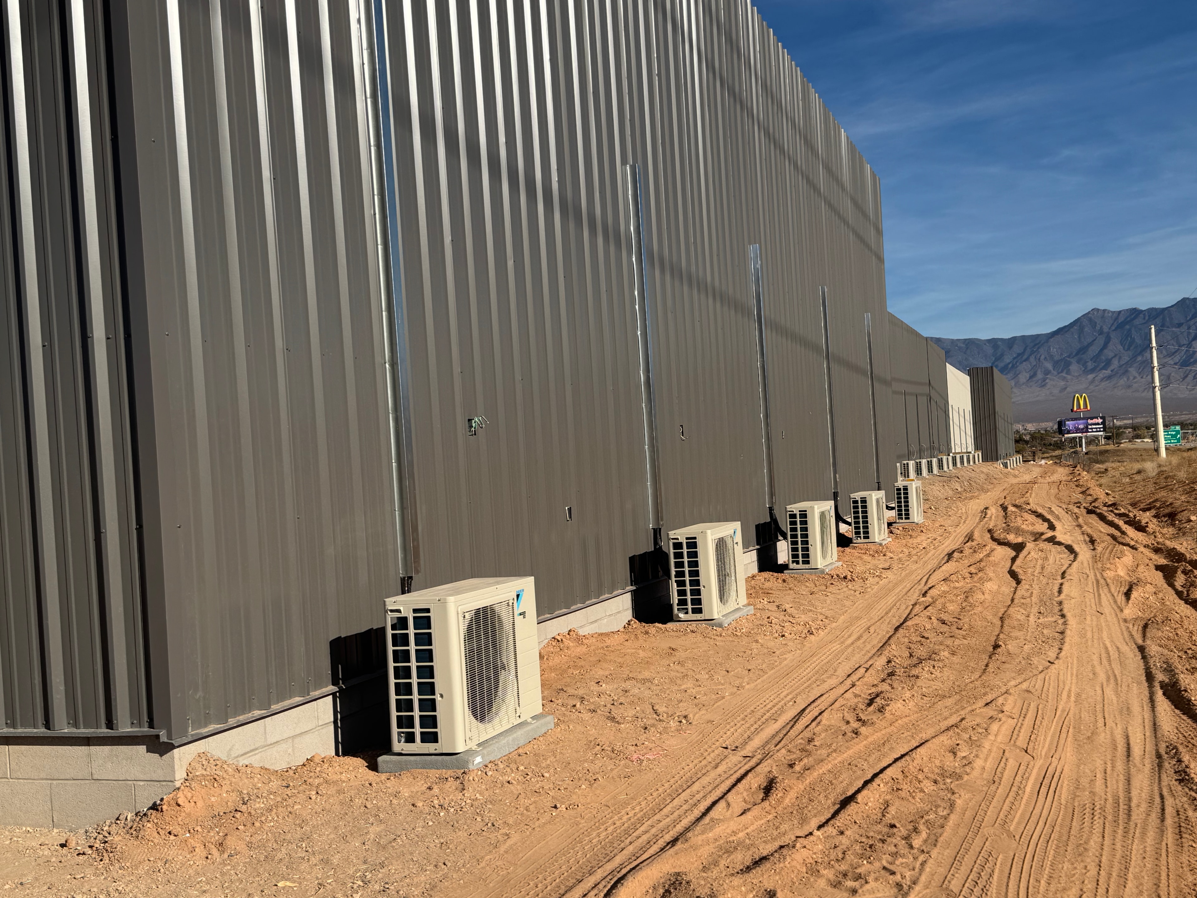 Completed perimeter installation