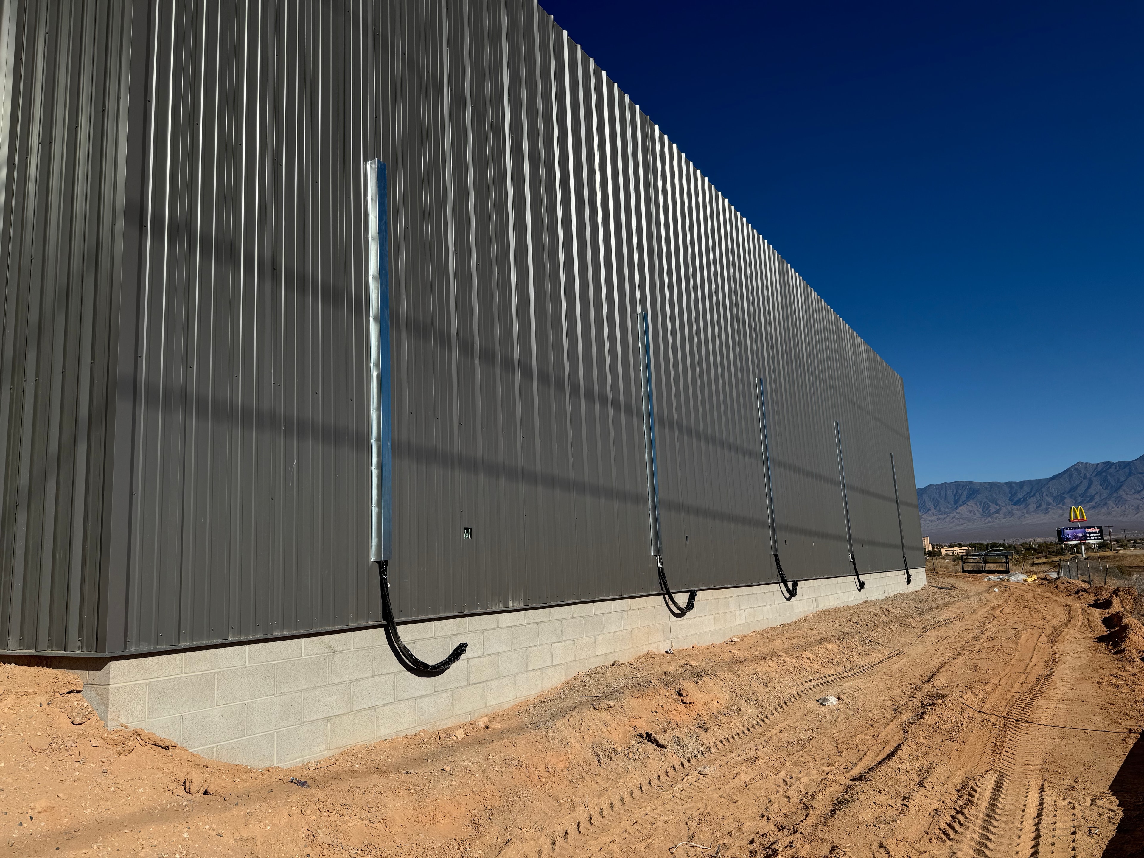 Interior air handler installation